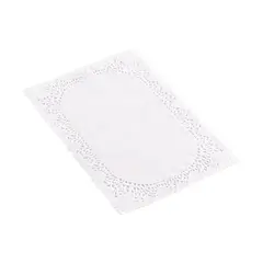 Πακέτο 250 Χάρτινες Δαντέλες Ορθογώνιες 25x35cm, Λευκές DEN50002535