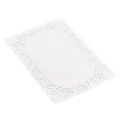 Πακέτο 250 Χάρτινες Δαντέλες Ορθογώνιες 35x45cm, Λευκές DEN50003545