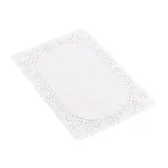 Πακέτο 250 Χάρτινες Δαντέλες Ορθογώνιες 30x40cm, Λευκές DEN50003040