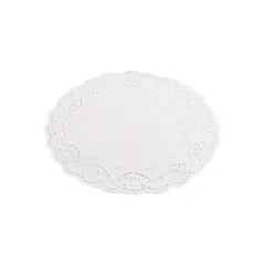 Πακέτο 250 Χάρτινες Δαντέλες Στρογγυλές Φ30cm, Λευκές DEN50000030