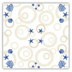 ΤΡΑΠΕΖΟΜΑΝΤΗΛΟ 100x100 σχέδιο κοχύλια, FATO Ιταλίας (τιμή για 50 τεμάχια) 86892100