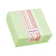 Κουτί ζαχαροπλαστικής μεταλιζέ FRESH No 30, 30x30x8.5cm (τιμή για 10 κιλά) 025.13.006
