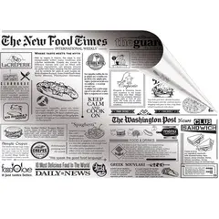 Φύλλο Βεζιτάλ Σχέδιο Εφημερίδα, 35x50cm (τιμή για 10 κιλά) 45.22.03/GR