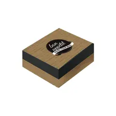 Κουτί μεταλιζέ BON APPETIT Σκεπαστή Νο22, 22x22x4cm (τιμή για 10 κιλά) 025.16.010