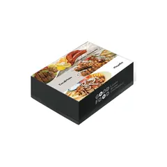 Κουτί μεταλιζέ GOOD FOOD μερίδα γύρος & καλαμάκια, 27x14x5cm (τιμή για 10 κιλά) 025.03.006