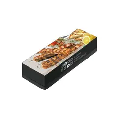 Κουτί μεταλιζέ GOOD FOOD ΚΑΛΑΜΑΚΙ, 25x9x6.5cm (τιμή για 10 κιλά) 025.03.003