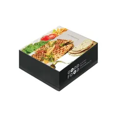 Κουτί μεταλιζέ GOOD FOOD Σκεπαστή Νο26, 26x26x4cm (τιμή για 10 κιλά, περίπου 93τμχ) 025.03.010