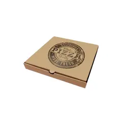 Κουτί Πίτσας Μικροβέλε, σχέδιο Delicius Made Fresh, 33x33x4.2cm  (τιμή για 100 τεμάχια)  /DMF
