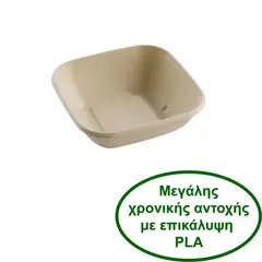 Μπωλ 750ML 17.5x17.5x5cm, από ζαχαροκάλαμο (τιμή για 50 τεμάχια) PUL14124PLA