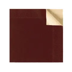 ΠΑΚΕΤΟ 50 Χαρτοπετσέτες 4Φ 40x40 Bicolor σοκολατί/σαμπανιζέ, FATO Ιταλίας 87278005