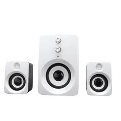 Multimedia ηχεία 2.1 Γουφερ διαμέτρου 4‘‘ισχύς 3W. ηχεία 2x2W, Απόκριση συχνότητας 200Hz-18KHz  YM-10/FT-10W