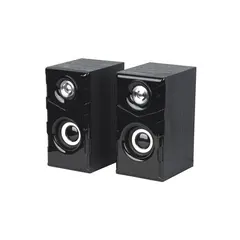 Multimedia ηχεία, ισχύς 2 x 3W, τροφοδοσία από USB 5V, απόκριση συχνότητας 200Ηz-20KHz. YM-616/FT-616/B