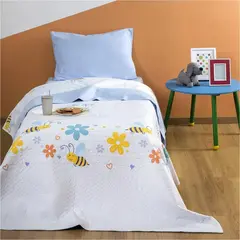 Παιδικό Κουβερλί Βαμβακερό, 160x240cm, Μέλισσα ZOU-BD-173