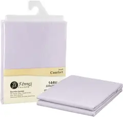 Σεντόνι διπλό 225x260cm, 100% βαμβακερό, 144 κλωστές, λιλά BSTC-225260-LI