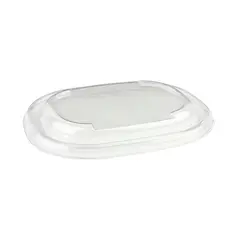 Καπάκι για οβάλ μπωλ 19x15cm, RPET, Μίας Χρήσης, Διάφανο, Sabert (τιμή για 50 τεμάχια) PUL58021