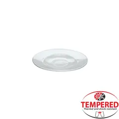 Πιατάκι κούπας Οπαλίνης 12 cm, Λευκή, Tempered, Σειρά Performa, Bormioli Rocco (τιμή για 6 τεμάχια) PFM-SC-12