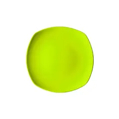 Πιάτο ρηχό κεραμικό 24x24cm, με ενισχυμένη αντοχή στο ξεφλούδισμα, πράσινο (τιμή για 12 τεμάχια) NATIVE-Q24-GN