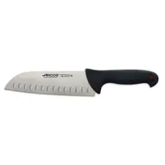 Μαχαίρι Santoku, 180mm, Σειρά Colour Prof, Μαύρο ( 7 color clips), ARCOS.245400