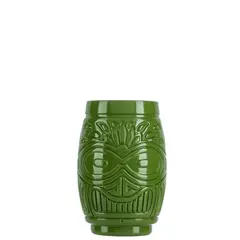 Γυάλινο Ποτήρι coctail TIKI 50cl, Φ8.8 x 13 cm, στοιβαζόμενο, FIJI Πράσινο, UNIGLASS (τιμή για 6 τεμάχια) 30400 /CF203