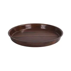 Δίσκος laminated με αντιολισθητική επιφάνεια, βαθύς, φ32cm, χρώμα ξύλου HOR320-101