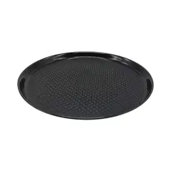 Δίσκος αντιολισθητικός, φ35cm, Πλαστικός, Οικονομικός, μαύρος 16400-3/35CM