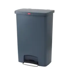 Κάδος πλαστικός με πεντάλ, SVELTE, ενισχυμένος, 90Lt, 57x35.3x82.6cm, γκρι, TRUST TR.1309/GY