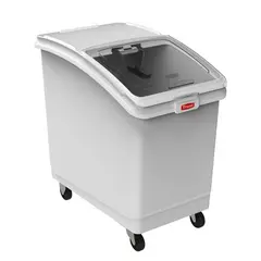 Δοχείο Τροφίμων Πρώτων υλών γενικής χρήσης, 120 LT, με ρόδες, Trust Σύμφωνο με το πρότυπο NSF. Διαστάσεις 74.3x45.7x75.5cm TR.8413/WH