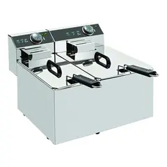 Φριτέζα Διπλή, 4+7lt Λάδι, 5400W. XDOME XDF47L