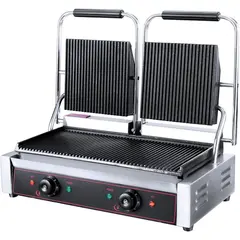 Ηλεκτρική Τοστιέρα Grill, διπλή, 67x23cm, Ραβδωτή, 4.4KW, KARAMCO HEG-813E