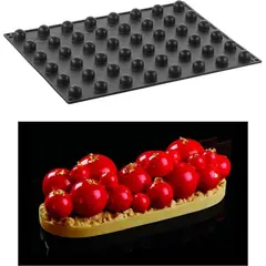 Αντικολλητικό καλούπι σιλικόνης, 30x40cm, 48 x Σφαίρες φ2cm, Pavoni PX4314S