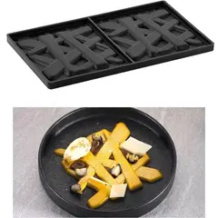 Αντικολλητικό καλούπι σιλικόνης, 24x14cm, 2 x Shangai, Pavoni TOP14S