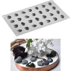 Αντικολλητικό καλούπι σιλικόνης GOURMET, 30x17.5cm, 28 x Πέτρα, Pavoni GG019S