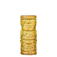 Κούπα Tiki 45cl, φ6.6x16.8cm, κιτρινο-καφέ, Πορσελάνης,  FACE/YEBR
