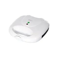 Τοστιέρα grill 800W λευκή, Αντικολλητικές Grill πλάκες 22x13cm 619800