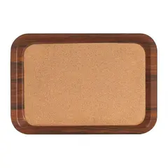 Δίσκος laminated σερβιρίσματος με φελλό, 37x53cm, χρώμα ξύλου COR370530-101