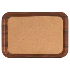 Δίσκος laminated σερβιρίσματος με φελλό, 43x61cm, χρώμα ξύλου COR430610-101