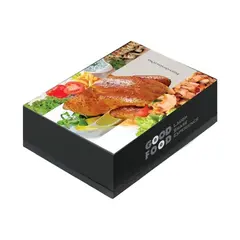 Κουτί μεταλιζέ GOOD FOOD ΚΟΤΟΠ.μεγάλο, 26x17.2x8cm, (τιμή για 10 κιλά) 025.03.000