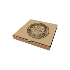 Κουτί Πίτσας Μικροβέλε, σχέδιο Delicius Made Fresh, 35x35x4.2cm  (τιμή για 100 τεμάχια) 35x35x4.2 /DMF