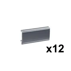 Πακέτο 12 πλαστικές θήκες 7.6cm ετικετών, για Ραφιερες Trust TR.XX0003/LGY