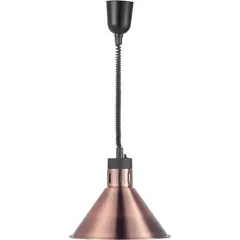 Θερμαινόμενη λάμπα οροφής, 250W, εύκαμπτο καλώδιο 60 έως 150cm, μπρονζέ, KARAMCO K/HLE-C