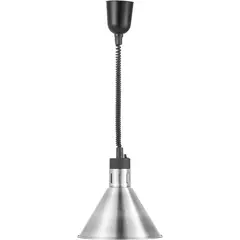 Θερμαινόμενη λάμπα οροφής, 250W, εύκαμπτο καλώδιο 60 έως 150cm, ασημί, KARAMCO K/HL-C-SILVER