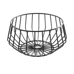 Φρουτιέρα μεταλλική μαύρη, φ27x13.8cm,  LACOR.61127