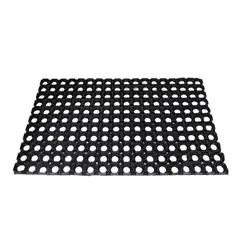 Ποδόμακτρο δαχτυλίδι 100% καουτσούκ, 4080gr/m2, 50x100cm, μαύρο E-0816/BK