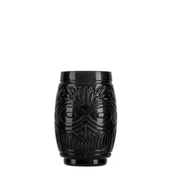 Γυάλινο Ποτήρι coctail TIKI 50cl, Φ8.8 x 13 cm, στοιβαζόμενο, FIJI BLACK MIRROR, UNIGLASS (τιμή για 6 τεμάχια) 30400 /CF201