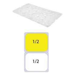 Σχάρα στραγγίσματος PP για Δοχεία Τροφίμων, GN1/2 (265 x 325mm) GNPPS-12