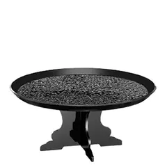 Βάση τούρταs Ακρυλικη, φ30 x Y10cm, μαύρη, GARIBALDI U1230-10-BK-V2