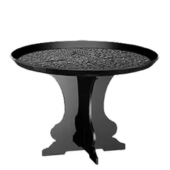 Βάση τούρταs Ακρυλικη, φ30 x Y16cm, μαύρη, GARIBALDI U1230-16-BK-V2