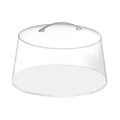 Καπάκι Φ28x11cm για Βάσεις τούρταs, Ακρυλικο, GARIBALDI KLR11-25