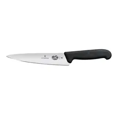 Μαχαίρι σεφ 25cm, μισό οδοντωτό, λαβή Fibrox, VICTORINOX 5.2033.25