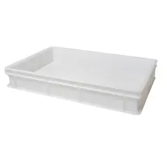 Κουτί ζύμης PEHD, 60x40x10cm, Ιταλίας VAS010-WH